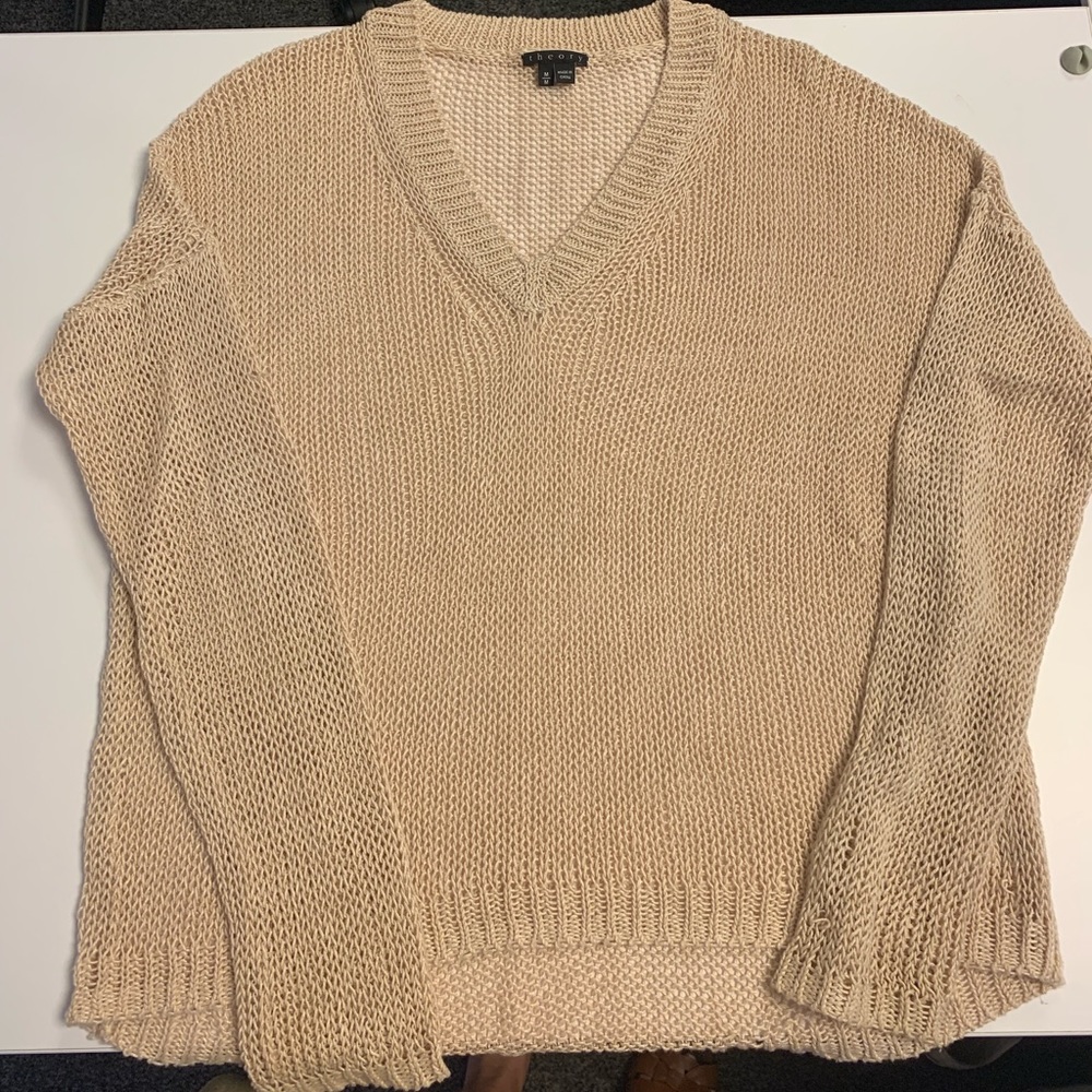 Theory Open Knit Sweater